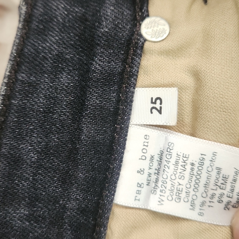 Rag & Bone Cate Mid-Rise Ankle Skinny Jean's - Picture 5 of 8